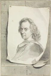 Porträt von David van der Plaes