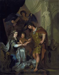 Die Hochzeit von Alexander und Roxana (?)