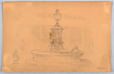 Brunnen in Nevers