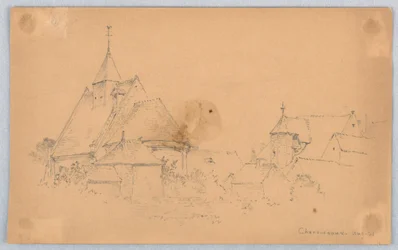 Skizze von Chenonceaux