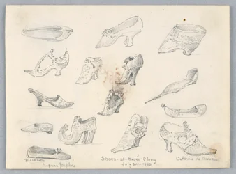 Schuhskizzen