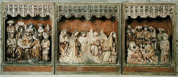 Altarbild, aus Kalkar, Niederrhein, ca. 1483