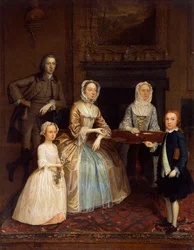Herr und Frau Richard Bull und Familie, 1730-80