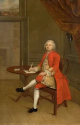 Porträt eines Mannes in Rot, 1785