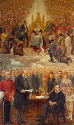 Eine Allegorie des Britischen Empire