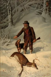 Captain Parker, auf der Jagd im Schnee, 1881