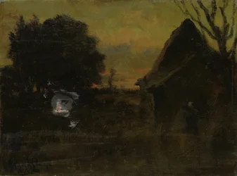 Bei Sonnenuntergang