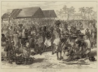 Der Ashantee-Krieg, Generalmarkt, Cape Coast Castle