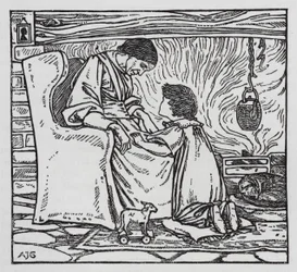 Hans Christian Andersen: Das Mädchen, das auf das Brot trat