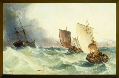 Ein Rennen um das Wrack, 1873