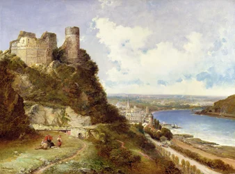 Burg Oberwesel und Schönburg am Rhein, Deutschland