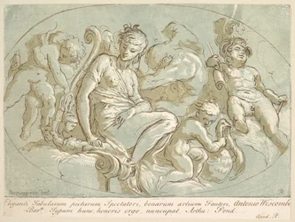 Venus umgeben von Putti