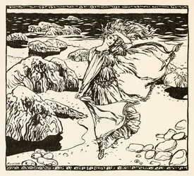 Becuma aus Becuma of the White Skin in Irish Fairy Tales