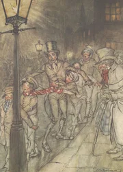 „Eine Rutsche hinunter bei Cornhill“