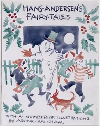 Titelbildskizze für Hans Andersens Märchen