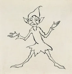 Guten Abend! sagte Lukoje, Illustration aus Hans Christian Andersens Märchen, veröffentlicht 1932