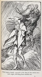 Illustration von König Lear