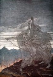 „Die Nornen verschwinden“, 1924