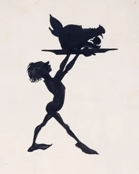 Nun, die Gäste versammelten sich im Bankettsaal des Palastes und das Fest begann, Illustration aus Dornröschen von C.S. Evans, veröffentlicht 1920