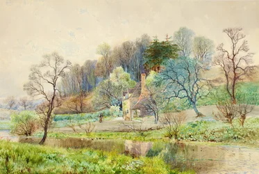 Eine Waldfarm, Horsham, Sussex, ca. 1880-1900