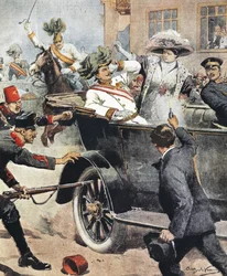 Erzherzog Franz Ferdinand und seine Frau