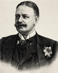 Bülow, Bernhard von (1849-1929). Kanzler des Römischen Reiches (1900-1909). Radierung