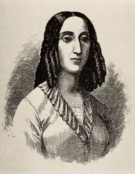 GORRITI, Juana Manuela (1818-1892). Argentinische Schriftstellerin. Gravur.