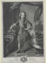 König von Frankreich Ludwig XV