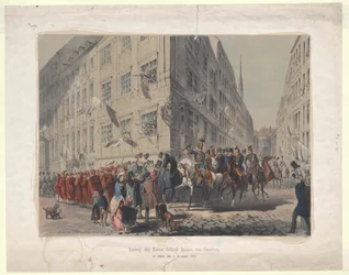 Umzug des Barons Jellacic Ban von Kroatien