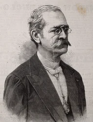 PALMA, Ricardo (1833-1919). Peruanischer Autor, Gelehrter, Bibliothekar und Politiker. Gravur.