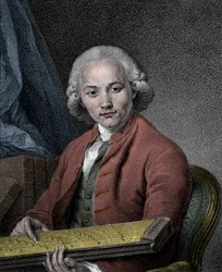 Porträt des deutschen Komponisten, Organisten, Lehrers und Theoretikers Georg Joseph Vogler