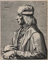 Porträt von Quentin Matsys, Maler der flämischen Tradition