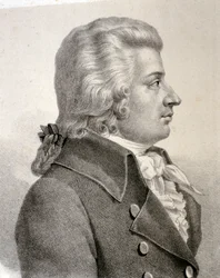 Porträt von Wolfgang Amadeus Mozart