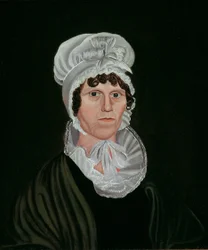 Frau in Schwarz