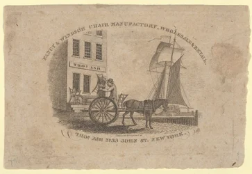 Fancy & Windsor Chair Manufactory, Groß- und Einzelhandel, Thomas Ash, No. 33 John Street, New..., 1817