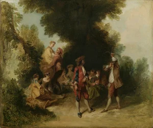 Männlichkeit, nach Nicholas Lancret, 1840