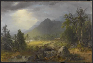 Die erste Ernte in der Wildnis