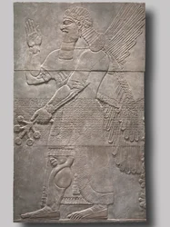 Salutierender Schutzgeist, 883-859 v. Chr.