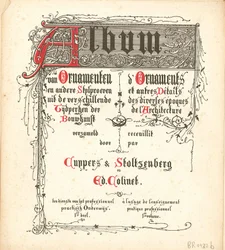 Album von Ornamenten und anderen Stilproben aus den verschiedenen Epochen der Baukunst