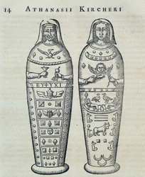 Mumien - in „Sphynx mystagoga“ von Athanase Kircher
