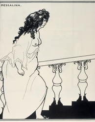 Messalina kommt aus dem Bad