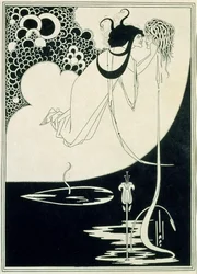 Der Höhepunkt, Illustration aus „Salome“ von Oscar Wilde