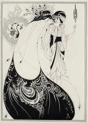 Der Pfauenrock, Illustration für die englische Ausgabe von „Salome“ von Oscar Wilde (1854-1900), 1893