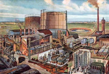 Gaswerk, ca. 1880