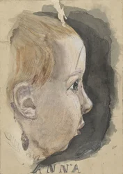Porträt von Anna Allebé