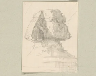 Studie einer Sphinx