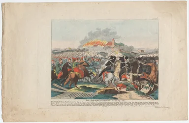 Die Schlacht von Eckau am 19. Juli 1812