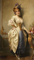 Eine junge Schönheit, 1884
