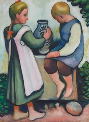 Kinder am Brunnen II