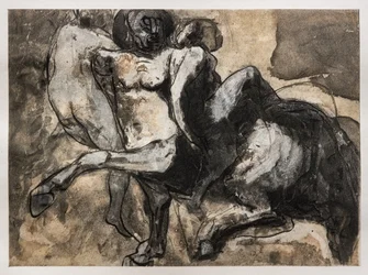 Zentaur entführt zwei Frauen